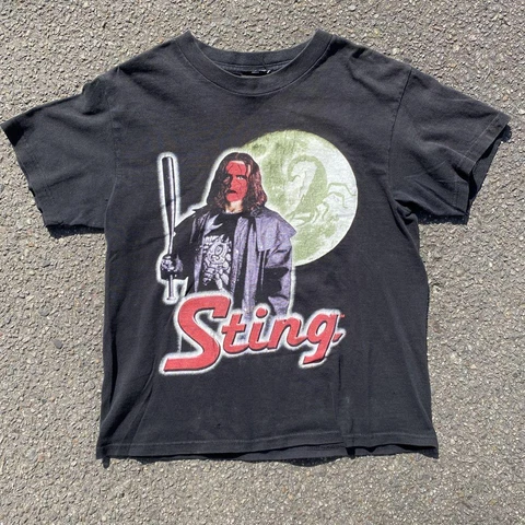 Sting Shirt Wcw Nwo Wrestling Vintage Cover