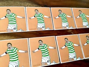 10 x Callum McGregor Stickers - Celtic FC Captain - Free Postage - Scotland