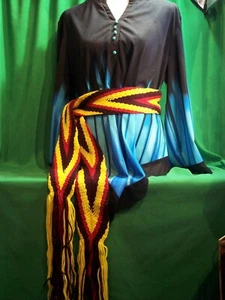 Osage Finger Woven Dance Sash - Spectacular! - Bild 1 von 4