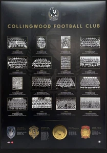 Collingwood Magpies AFL Historical Series Premiers Print Daicos Buckley Moore - Picture 1 of 1