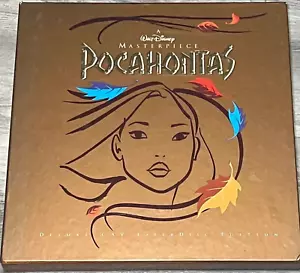 Laserdisc Walt Disney POCAHONTAS Masterpiece Deluxe 3 Disc CAV Box Set NTSC - Imagen 1 de 11