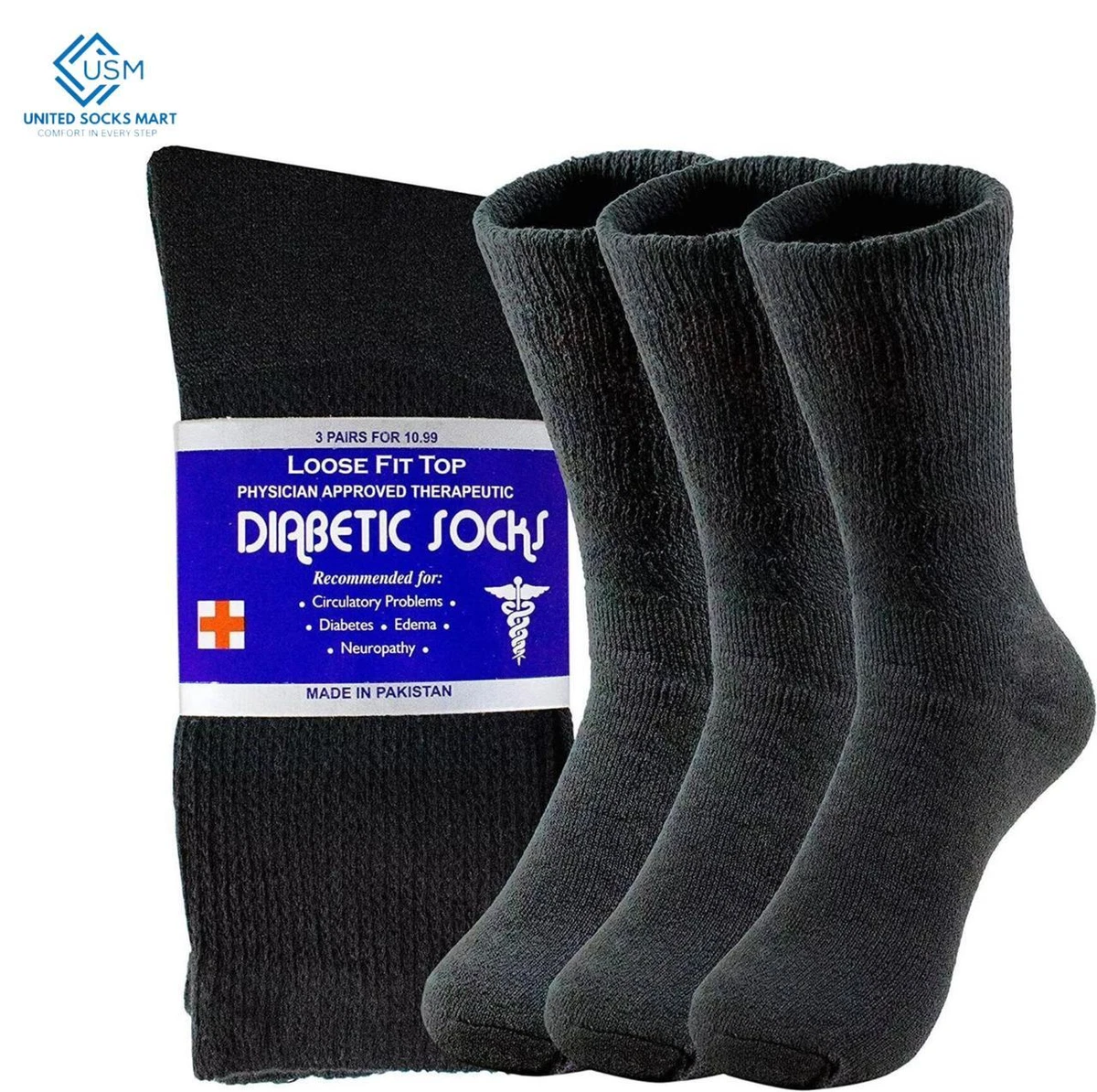 Calcetas De Vestir Para Caballero 12 Pares De Algodón