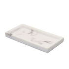 Waterproof Hotel Bathroom Tray Marble Texture Home Decor Soap Rectangular Plate