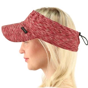 UV Sun Protection Wide Brim Beach Pool Visor Golf Sports Outdoors Cap Hat Pink - Picture 1 of 4