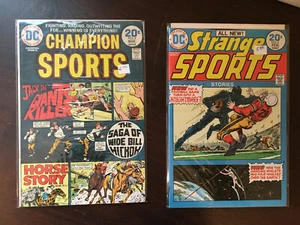 Strange Sports # 3, Champion Sports # 3, DC Comic Book Lot of 2 - Picture 1 of 3