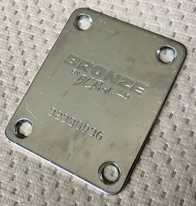 B.C. Rich Mockingbird Bronze Series Electric Guitar Original Logo Neck Plate - Picture 1 of 2