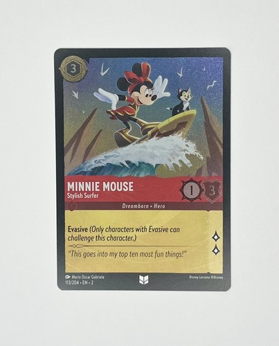 Minnie Mouse 113/204 Cold Foil Disney Lorcana Floodborn NM