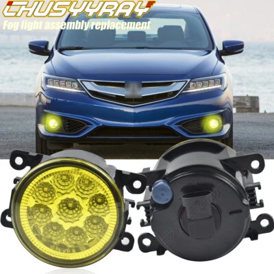 Par de luces antiniebla LED de repuesto para parachoques delantero para ACURA ILX 2013-2018 Foto 1 de 4