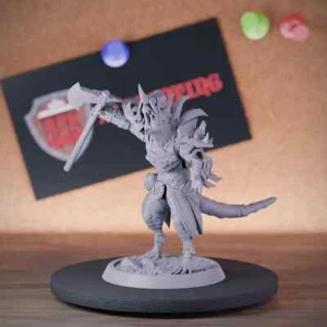 Ratmen Warrior Miniature DnD Skaven Dungeons and Dragons Mini DnD 5e TTRPG - Bild 1 von 8