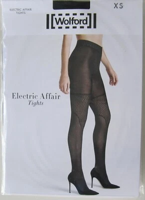 COOL, da NEU & OVP: Wolford ELECTRIC AFFAIRE TIGHTS!! Gr. XS! Farbe: schwarz - Bild 1 von 3
