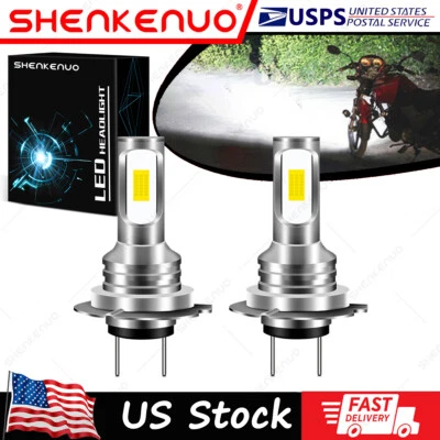 Para BMW K1200R K1200S K1200GT K1300R K1300S K1300GT 2X H7 LED Faro Bombilla YTB Foto 1 de 4