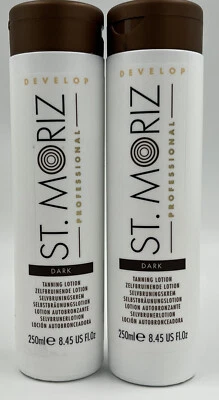 2x St. Moriz Professional Tanning Lotion Dark 250ml - Image 1 of 4