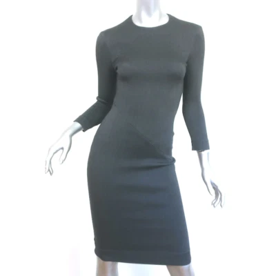 Vestido Vaina The Row Drista Gris Oscuro Elastizado Jersey Talla 0 Foto 1 de 4