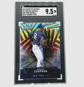 2016 Panini The National NY1  /99 Decoy Wedges #NY1 AROLDIS CHAPMAN SGC 9.5  - Picture 1 of 2