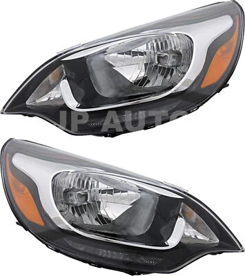 For 2012-2017 Kia Rio Sedan Headlight Halogen Set Driver and Passenger Side - Image 1 of 4
