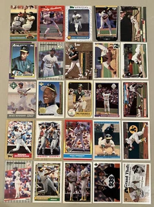 Rickey Henderson ⚾️ Athletics & Yankees Ball Cards ⚾️ 25 Card Lot ⚾️ 1981-1998 - Bild 1 von 18