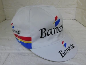 CAPPELLINO CAPPELLO CAP HAT BICI CICLISMO TEAM BANESTO NUOVO NEW - Imagen 1 de 4