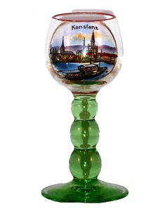 Andenken-Glas, Schnaps-Römer, mit Motivbild, Konstanz - Picture 1 of 2