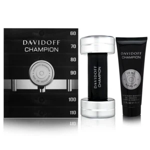 Davidoff Champion for Men 2 PC Set 3 oz EDT Spray + 2.5 oz Body & Hair Shampoo - Picture 1 of 1