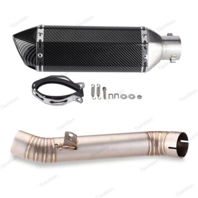 Sistema de tubo de escape de motocicleta antideslizante para Aprilia RSV4 2009-2024 Foto 1 de 4