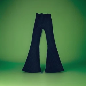 SHEIN schwarze gerippte ausgestellte Legging Größe 9 Y ~ Mädchen ~ dickes Material ~ gut verarbeitet ~ - Bild 1 von 6