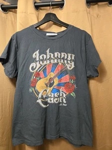 Daydreamer Large Johnny Cash Martin Guitar Tour Tee in Vintage Black - Picture 1 of 3