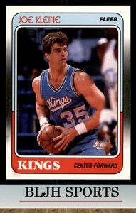 1988-89 Fleer #97 Joe Kleine Sacramento Kings RC (2K7) - Picture 1 of 2