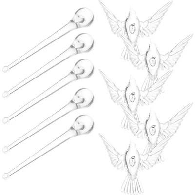  20 Pcs Beautiful Crystal Pendants Festival Hanging Decorative Teardrops - Imagen 1 de 4