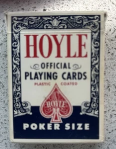 Vintage HOYLE Playing Cards; Plastic Coated; Poker Size;  Nevada Finish; Pre-own - Picture 1 of 2
