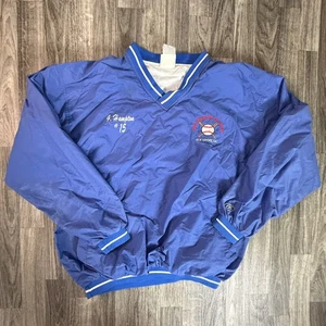 Rawlings “Elk Grove Travelers” 2002 Blue Windbreaker Jacket #15 Embroidered Logo - Picture 1 of 5