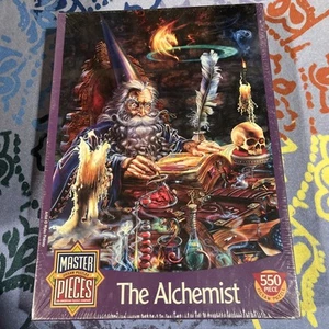 Jigsaw Puzzle "THE ALCHEMIST" WIZARD FANTASY 550pcs BNIB 15" X 24" - Picture 1 of 6