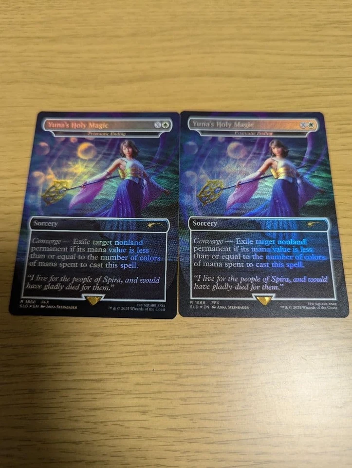 MTG Yuna'S Magic Holy English Version Foil Set Of 2 - Image 1 of 1