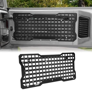 Tailgate Molle Panel Organizer Rack for 2007-2024 Jeep Wrangler JK JKU JL JLU - Picture 1 of 10