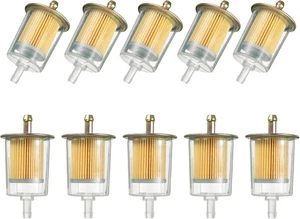 Paquete de 10 filtros de combustible universales de baja presión en línea de 5/16" - Imagen 1 de 3