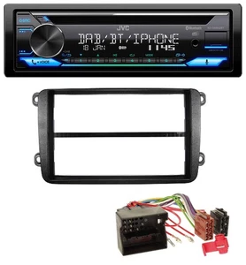 JVC Bluetooth MP3 USB DAB CD Autoradio für VW Golf V VI Touran Passat 3C Caddy E - Bild 1 von 8