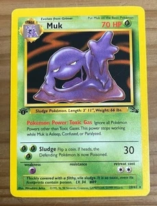 Muk 28/62 1st Edition Jungle Pokemon - Picture 1 of 2