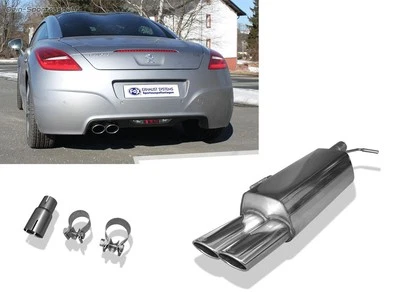 Escape deportivo Fox Peugeot RCZ 2x106x71mm ovalado enrollado biselado Foto 1 de 4