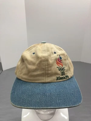 Gorra de colección de los Juegos Olímpicos de Atlanta con correa trasera para principiantes de los Juegos Olímpicos de los años 90 Foto 1 de 4