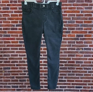 Pantalones de mezclilla Lee para mujer ajustados ajustados al tobillo tiro alto negros talla 10 - Imagen 1 de 6