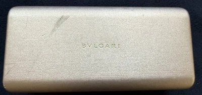 FUNDA RÍGIDA DE CUERO PLATEADO VINTAGE BVLGARI Foto 1 de 4