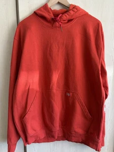 Dickies roter Hoodie Herren Gr. XLT Fleecepullover Dickies Ärmel Logo Streetwear - Bild 1 von 7