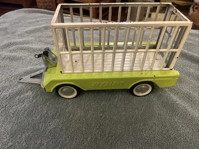 Vintage Nylint Safari Hunt Trailer & Cage Pressed Steel . - Image 1 of 4