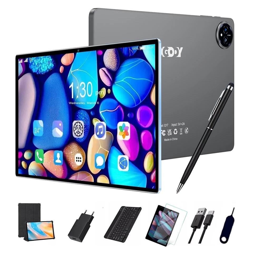 2025 XGODY Q17 Pro Android 15 Tablet 11 Zoll 90Hz 24GB RAM+256GB ROM 8000mAh SIM - Bild 1 von 1
