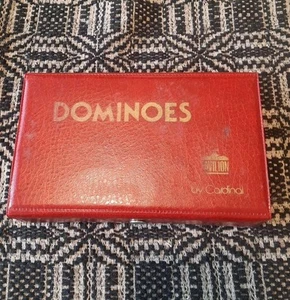 Vintage Domino By Cardinal 55 Dominoes Set Double Six In Vinyl Case - Bild 1 von 6