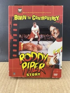 WWE Born To Controversy The Roddy Piper Story DVD, MULTIPLE DVD'S SHIP FREE! - Foto 1 di 2