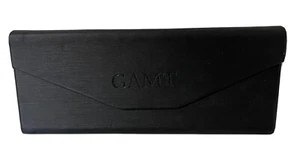 GAMT Triangular Magnetic Sunglasses Case Hard Case Black Foldable with Cloth - Picture 1 of 10