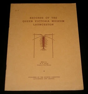 Folleto del museo de Tasmania 1966 - Flora de la nuez y cabeza circular - Imagen 1 de 4