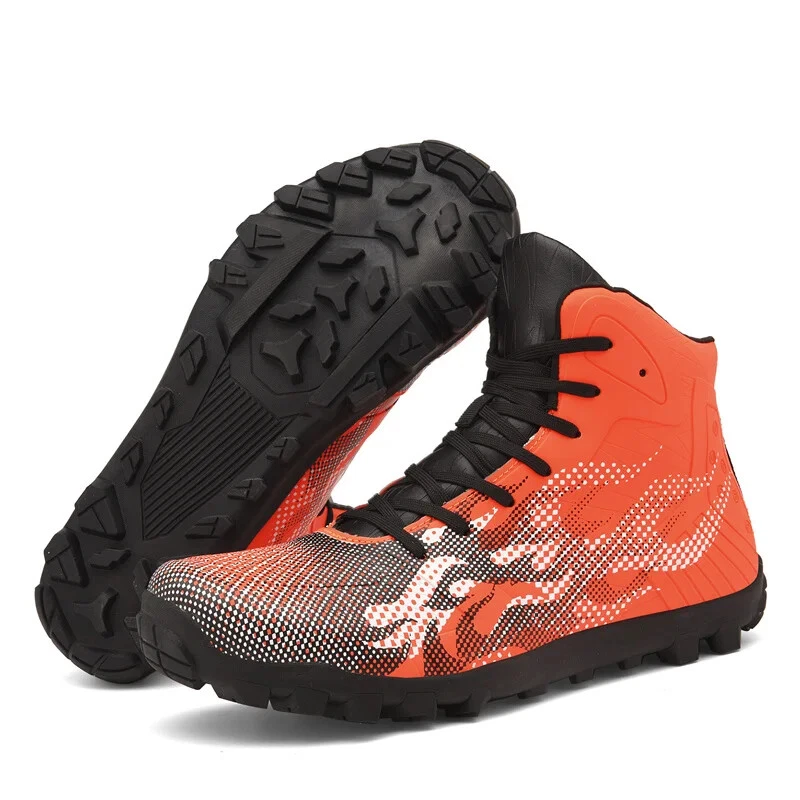 Cómodas botas de motocicleta de caña alta para hombre al aire libre antideslizantes zapatos de motocicleta Foto 1 de 4