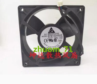 1PC Delta EFB1224SHE-T8SB 24V 0.66A 12038 inverter cooling fan - Image 1 of 3