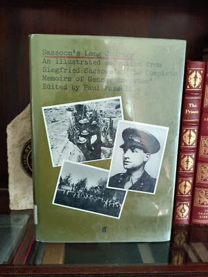 Sassoon's Long Journey_Paul Fussell_HCDJ_1st Edition_1988_Ex-library_Good Condn - Image 1 of 4